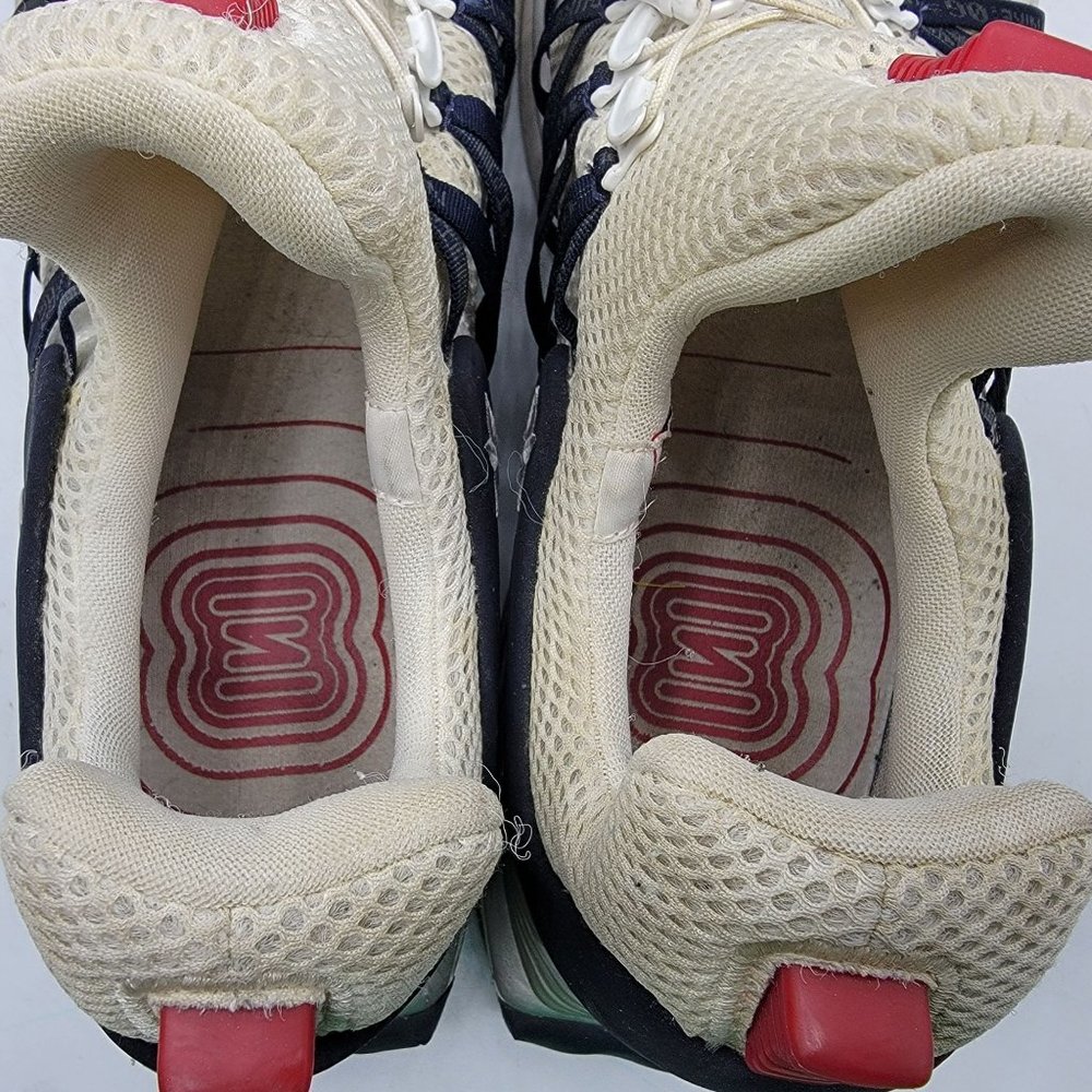 Nike Shox Gravity White/Navy Blue Men Size 13 Athletic Running Shoes AR1999-104 - Picture 8 of 12